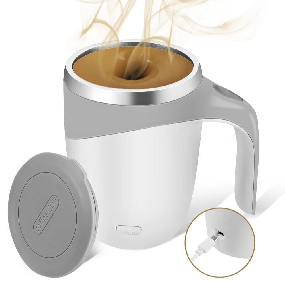 Hands-Free Self-Stirring Mug – Automatic Drink Mixer