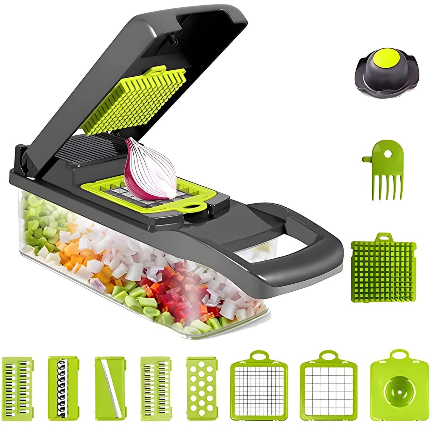 14-in-1 Multifunction Vegetable Slicer & Chopper