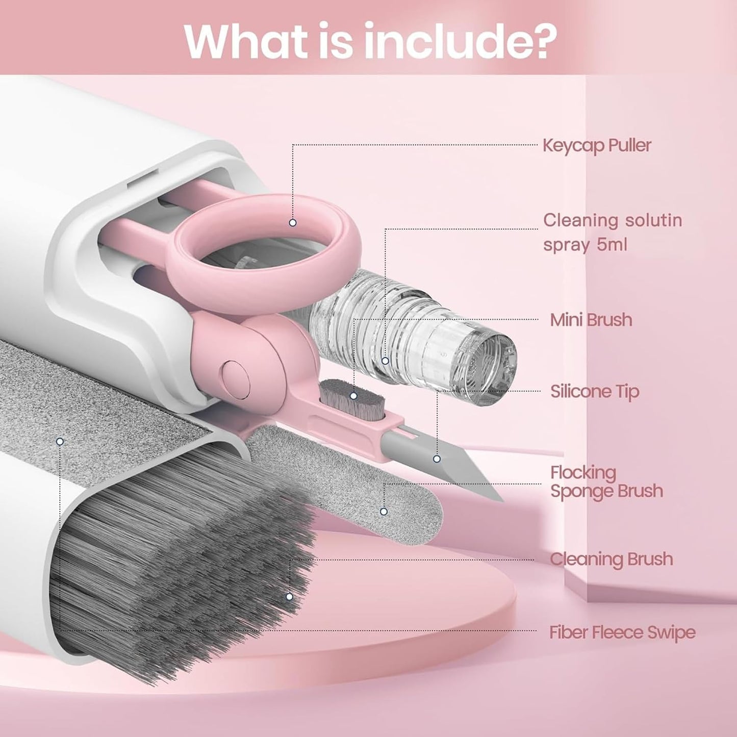 DECTA Multifunctional Cleaning Tool – Compact Multi-Surface Cleaning Instrument