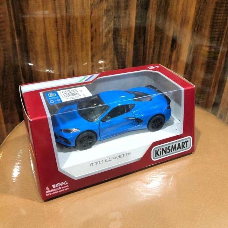 KINSMART 2021 Corvette Livery Edition Die-Cast Model Car 1:36 – Pull-Back Collectible Toy
