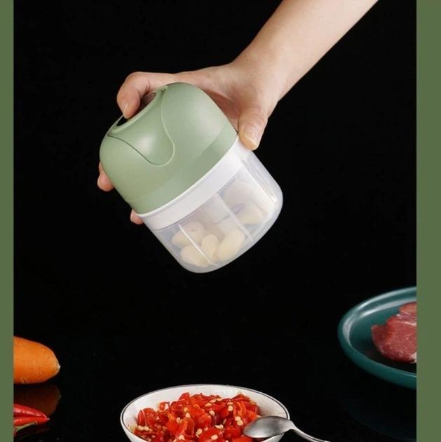 Green Mini Electric Food Chopper