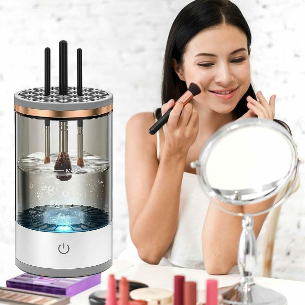 Electric Makeup Brush Cleaner & Dryer – Automatic Makeup Brush Washing Machine
