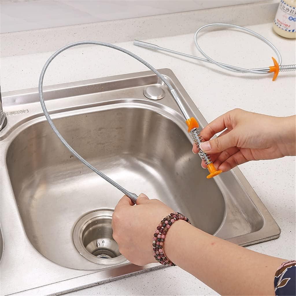 Flexible Sink Drain Cleaning Tool – Long Reach Pipe & Drain Unclogging Brush for Kitchen & Bathroom