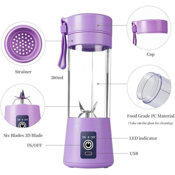 Portable USB Blender Cup 6-Blade Juicer