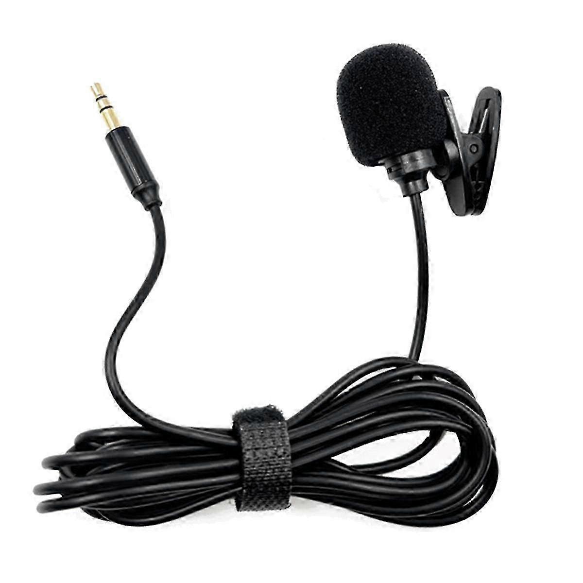 Wired Lavalier Microphone with 3.5mm Jack – Clip-On Lapel Mic for Phone, Camera & Voice Recording
