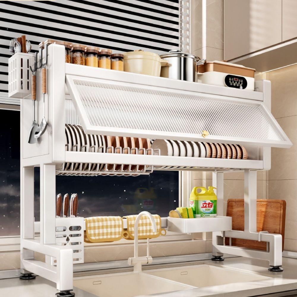 Over Sink Dish Drying Rack Kitchen Organizer