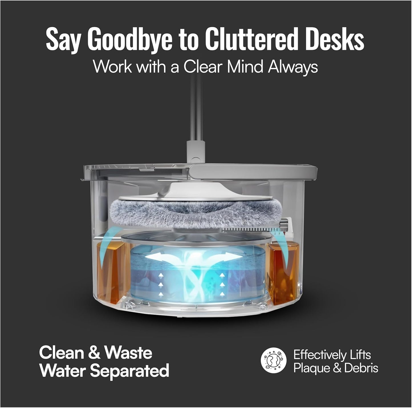 Multi-Functional Detachable Mop – Lightweight Floor Cleaning Mop with Removable Design