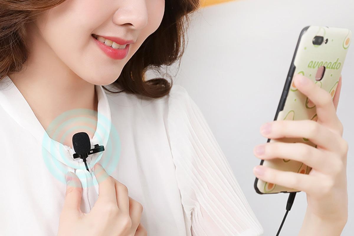 Wired Lavalier Microphone with 3.5mm Jack – Clip-On Lapel Mic for Phone, Camera & Voice Recording