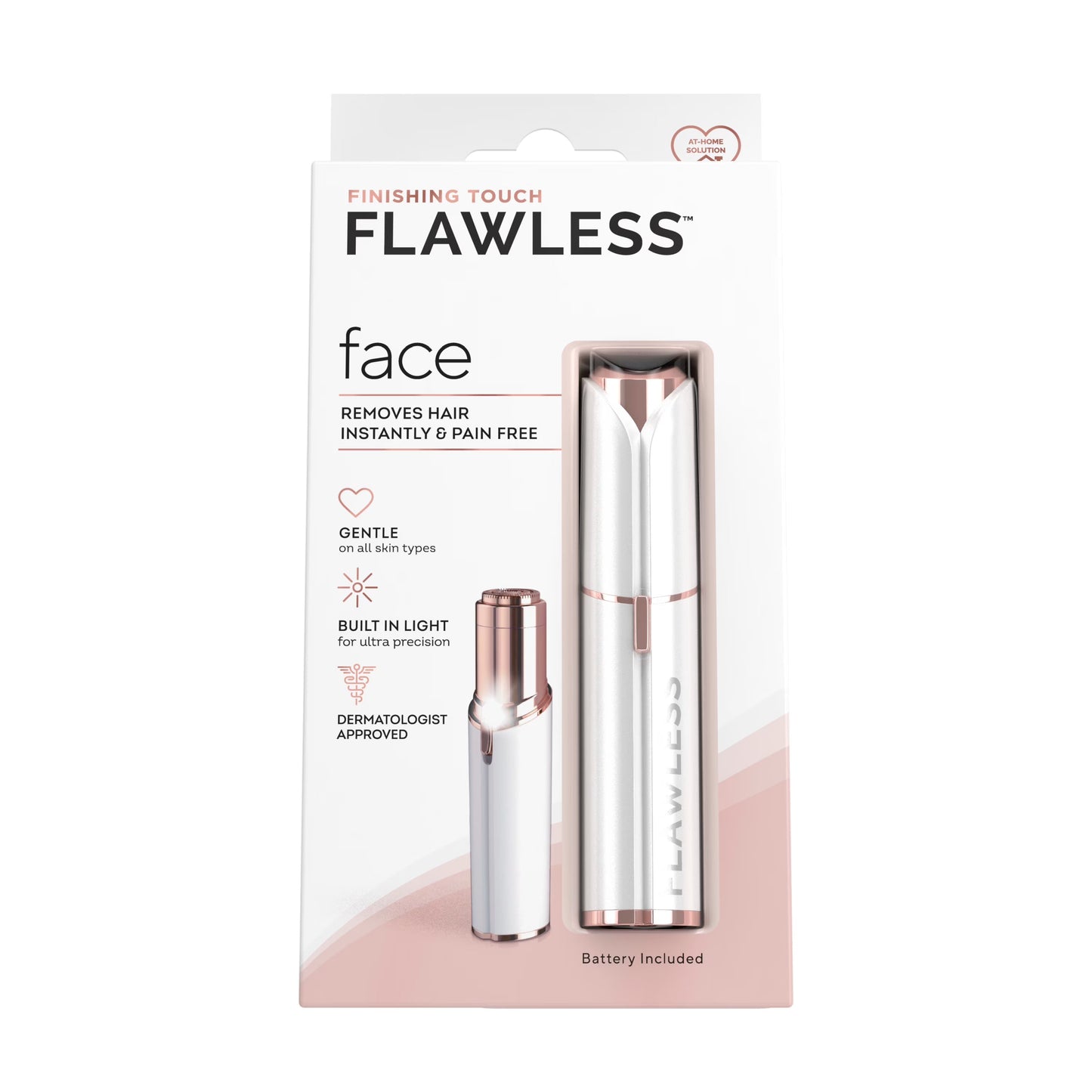 Flawless Facial Hair Remover for Women with LED Light