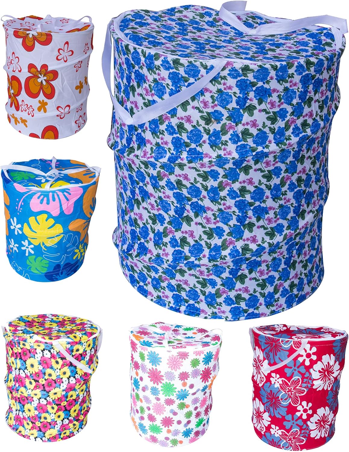 Foldable Laundry Bag with Handles – Large Collapsible Clothes Storage & Laundry Basket