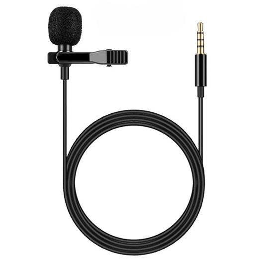 Wired Lavalier Microphone with 3.5mm Jack – Clip-On Lapel Mic for Phone, Camera & Voice Recording