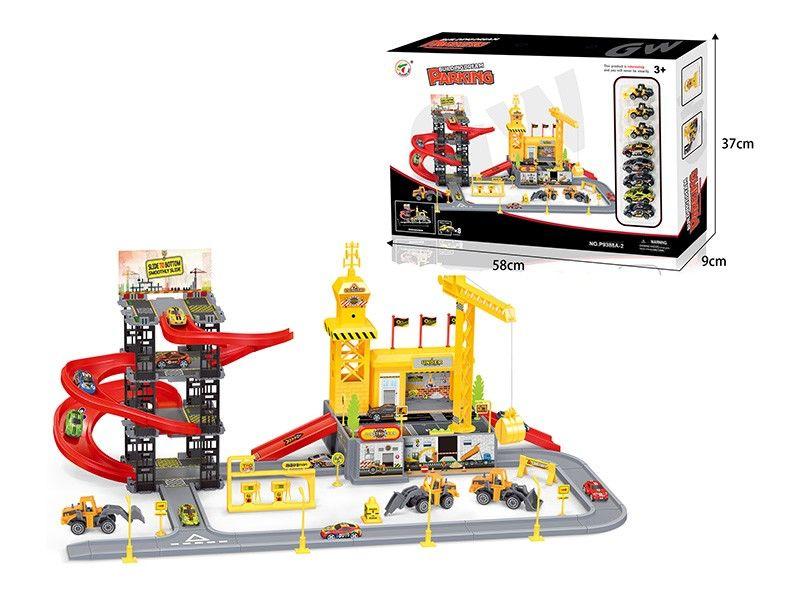Hot Parking Lot Toy Set – Multi-Level Car Parking Garage Playset for Kids