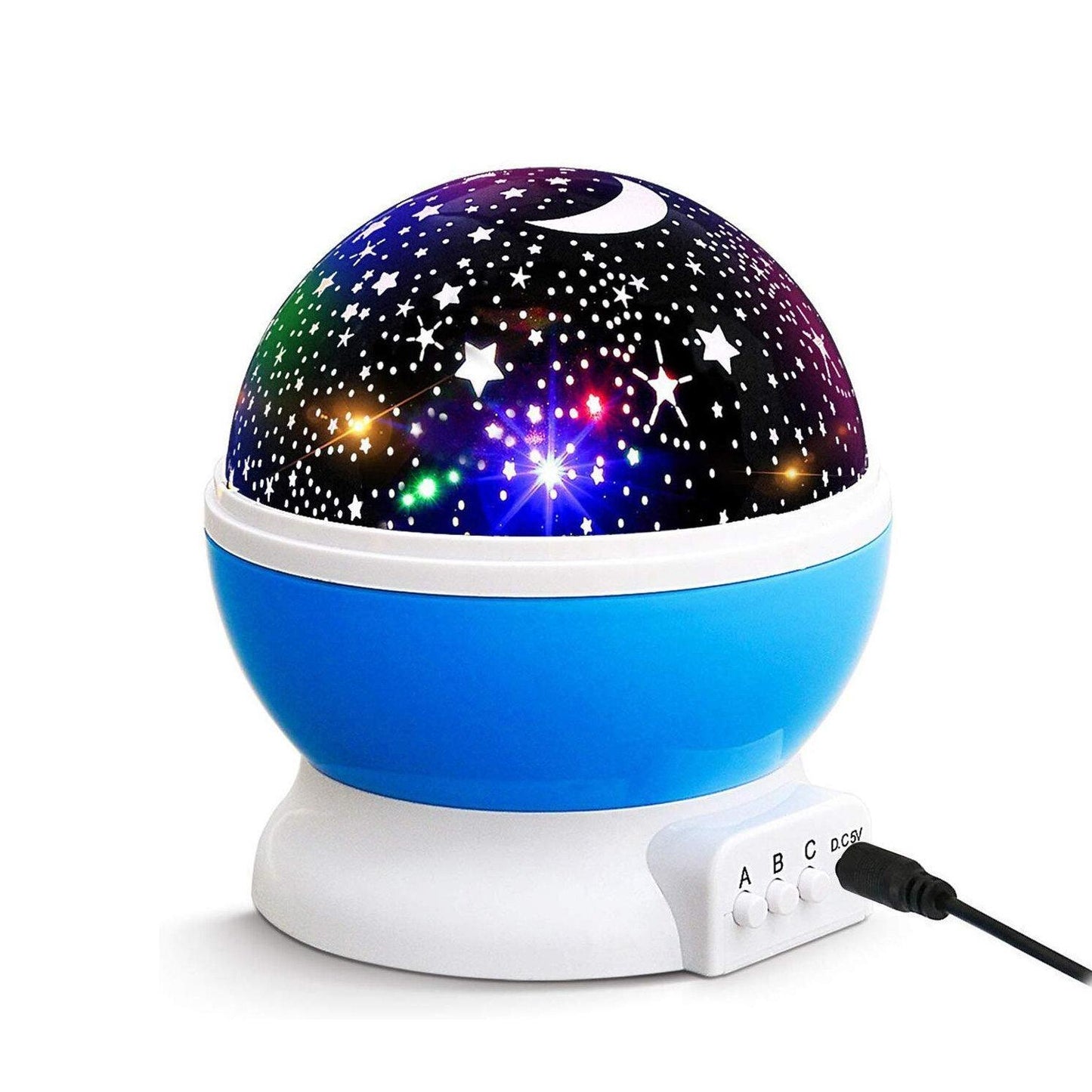 LED Star Master Rotating Night Light Projector