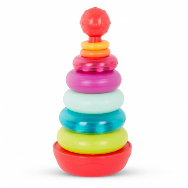 9-Piece Colorful Stacking Rings Toy for Kids – Early Learning Fine Motor Activity Set