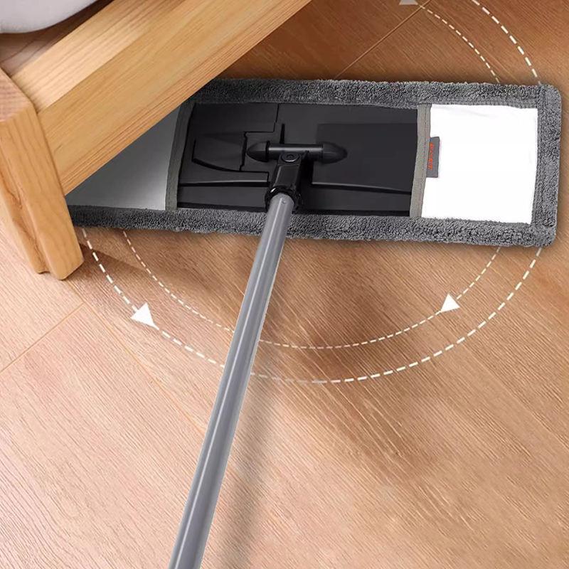 Stick Mop with Long Handle and Flat Cleaning Head