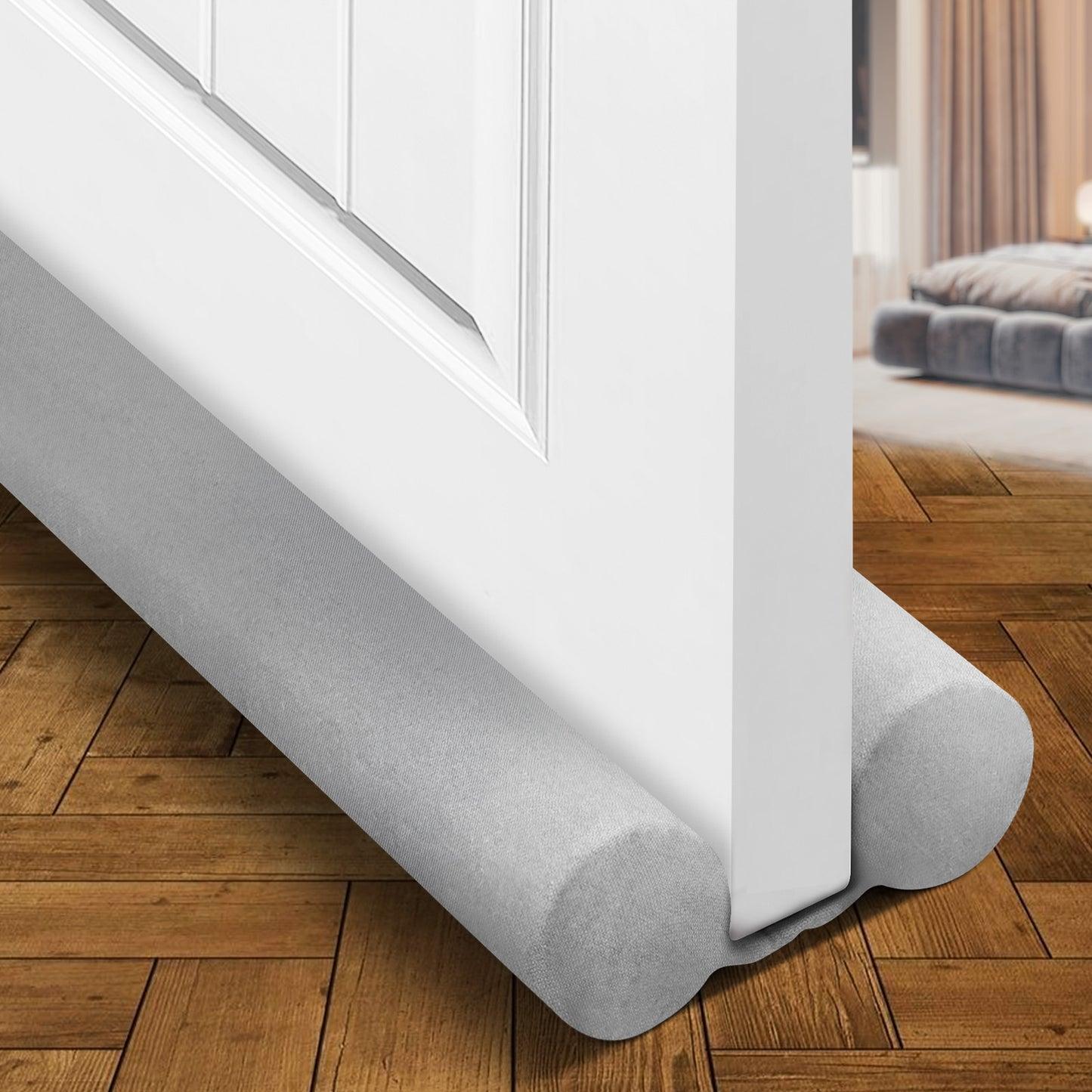 Grey Under Door Twin Draft Stopper
