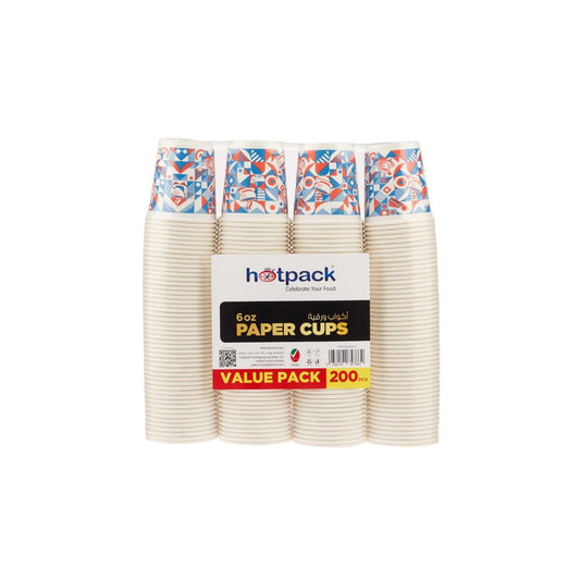 Hotpack Disposable Paper Cups – Premium Paper Drinking Cups for Hot & Cold Beverages