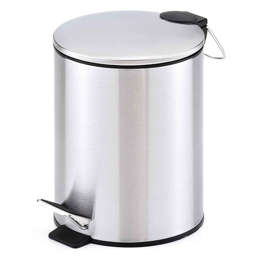 5L Stainless Steel Pedal Dustbin