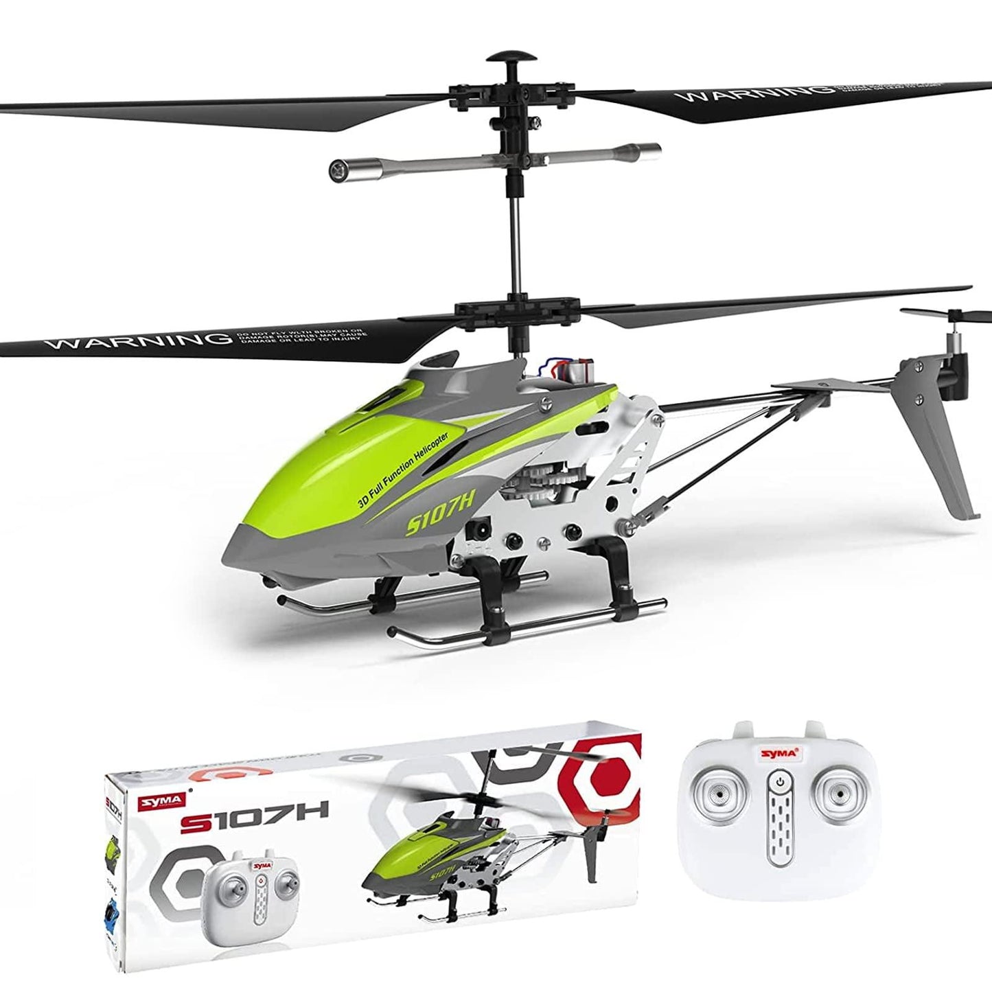 Cheerwing SYMA S107H RC Helicopter for Kids – Gyro, Altitude Hold & LED Lights