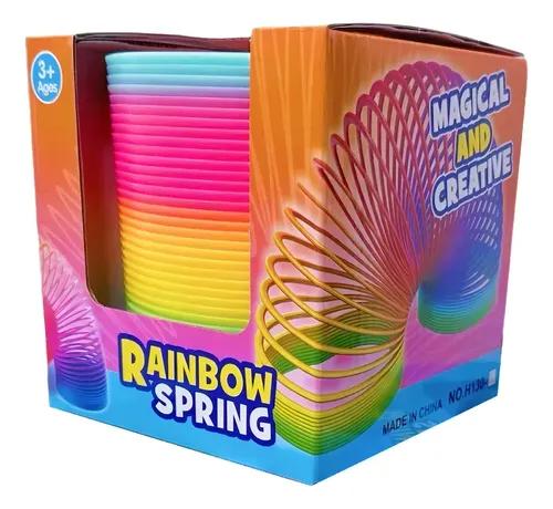Rainbow Spring Toy Colorful Stretching Coil