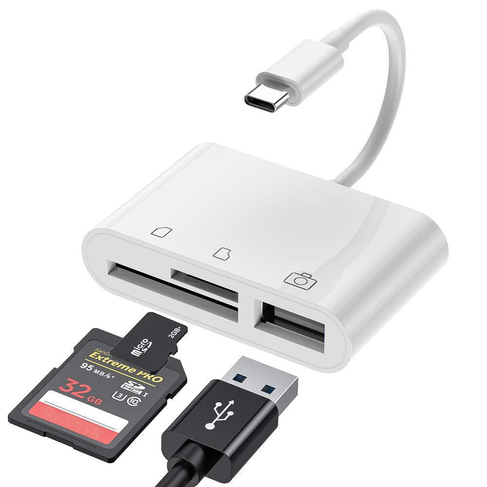 Wansurs 3-in-1 SD Card Reader for Android