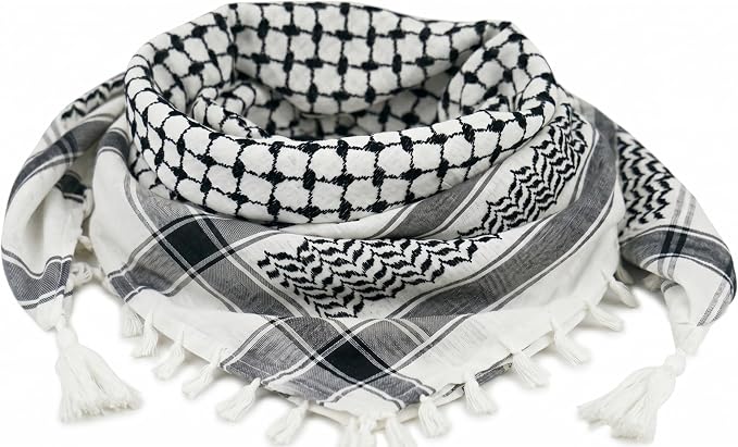 Plain White Shemagh Scarf