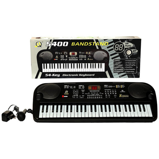 5400 Kids Electronic Piano Keyboard with Microphone – 54-Key Musical Toy for Children