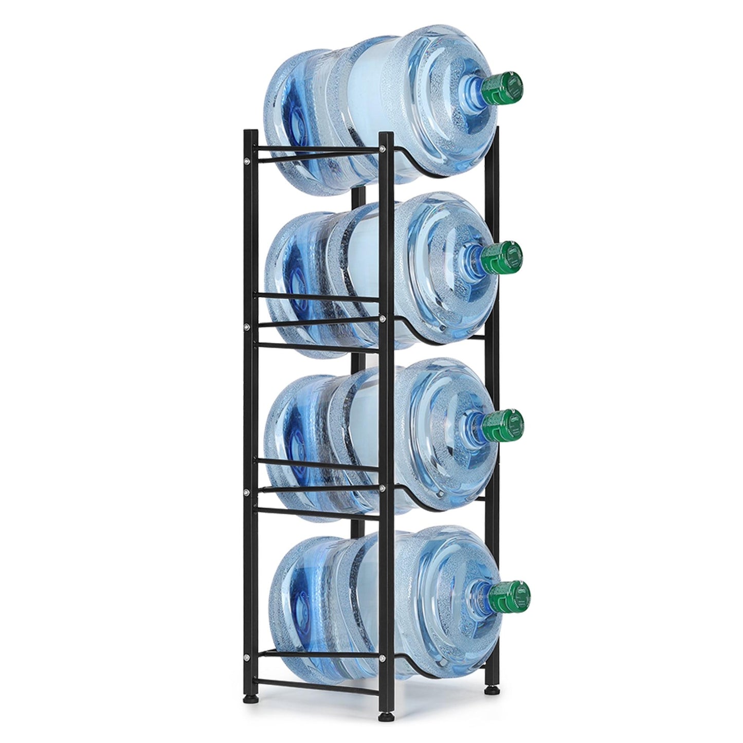 4-Tier 5 Gallon Water Bottle Storage Rack for Home & Office