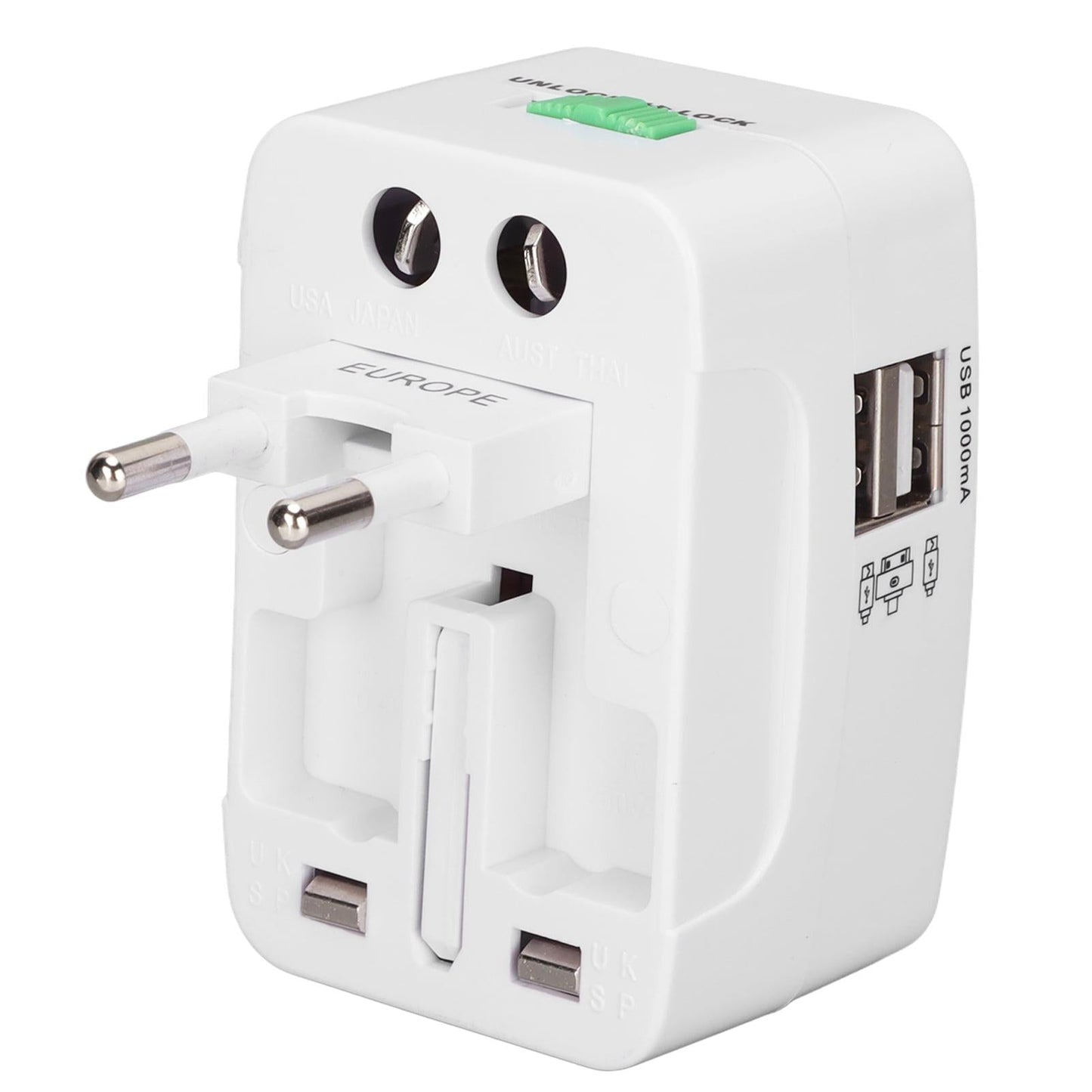 Worldwide All-in-One Universal Travel Adapter