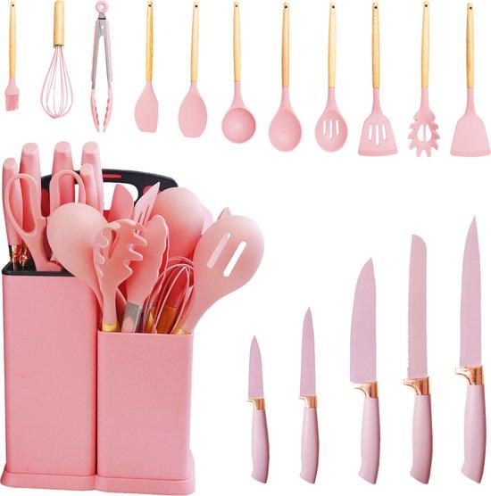 19-Piece Silicon Kitchen Utensil Set