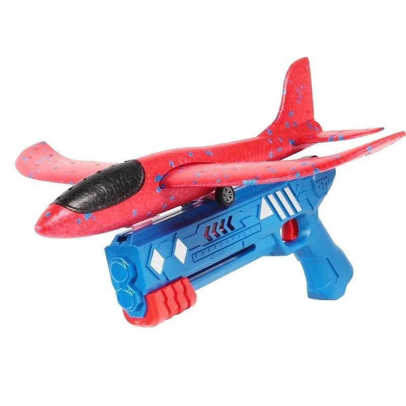 Kids Airplane Launcher Gun with Glider Planes