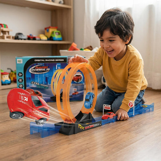 High-Speed Racing Set – Fast Racing Toy Car Track Playset for Kids