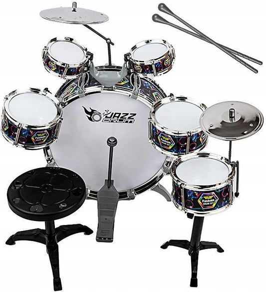 AZZ Kids Drum Set – Future Rock Star Musical Toy Kit with Drumsticks