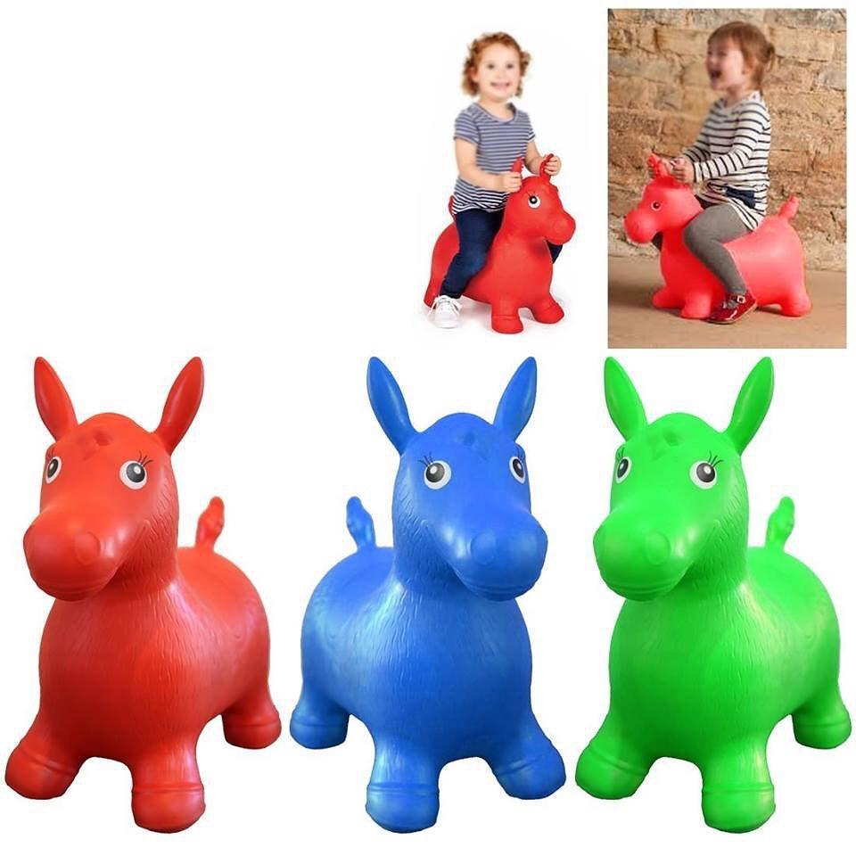 Inflatable Bouncing Horse Hopper Toy for Kids