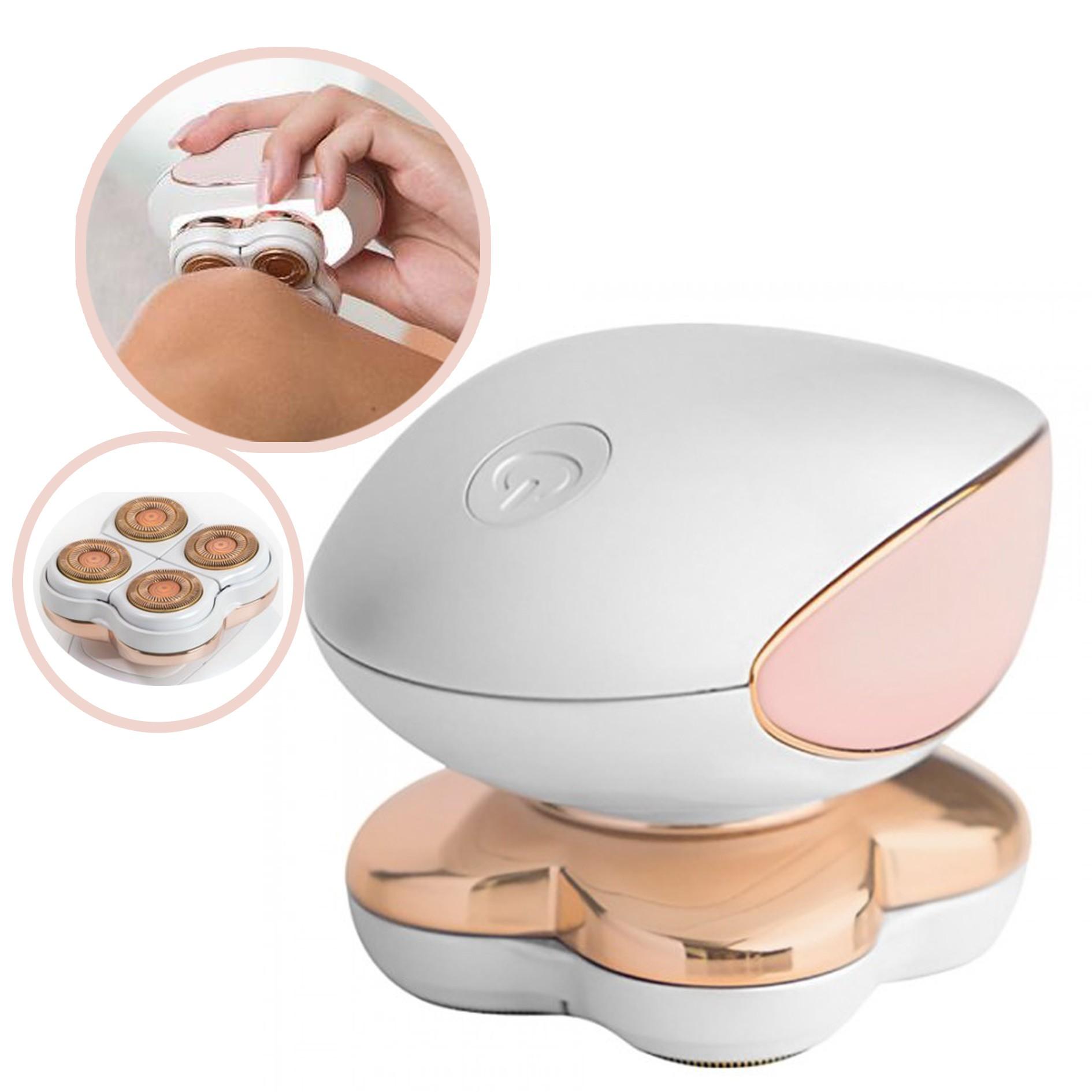 Electric Legs Hair Remover for Women – Portable Painless Body Hair Removal Shaver with LED Light