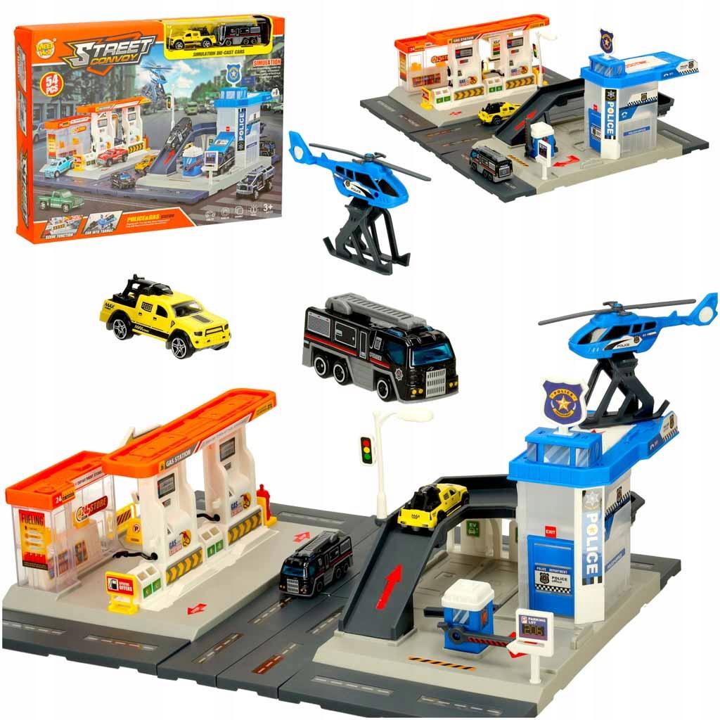 Rich Spond Street Adventure Playset – City Road Vehicle & Pretend Play Set for Kids