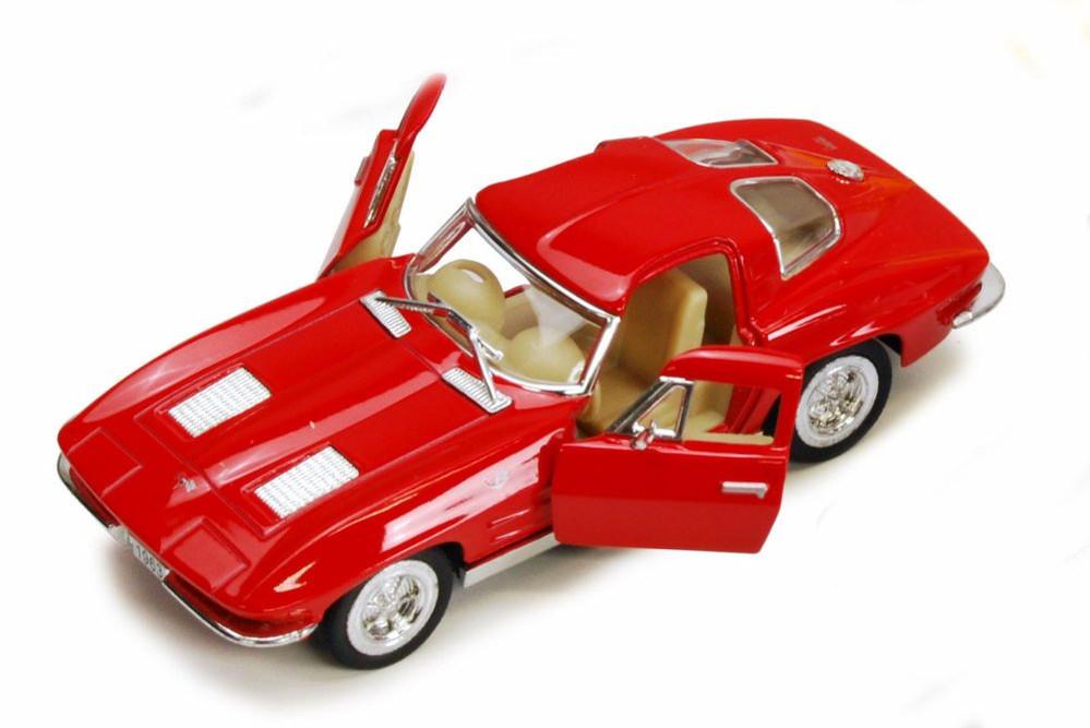 KINSMART 1963 Corvette Sting Ray Die-Cast Model Car 1:36 – Classic Collectible Toy