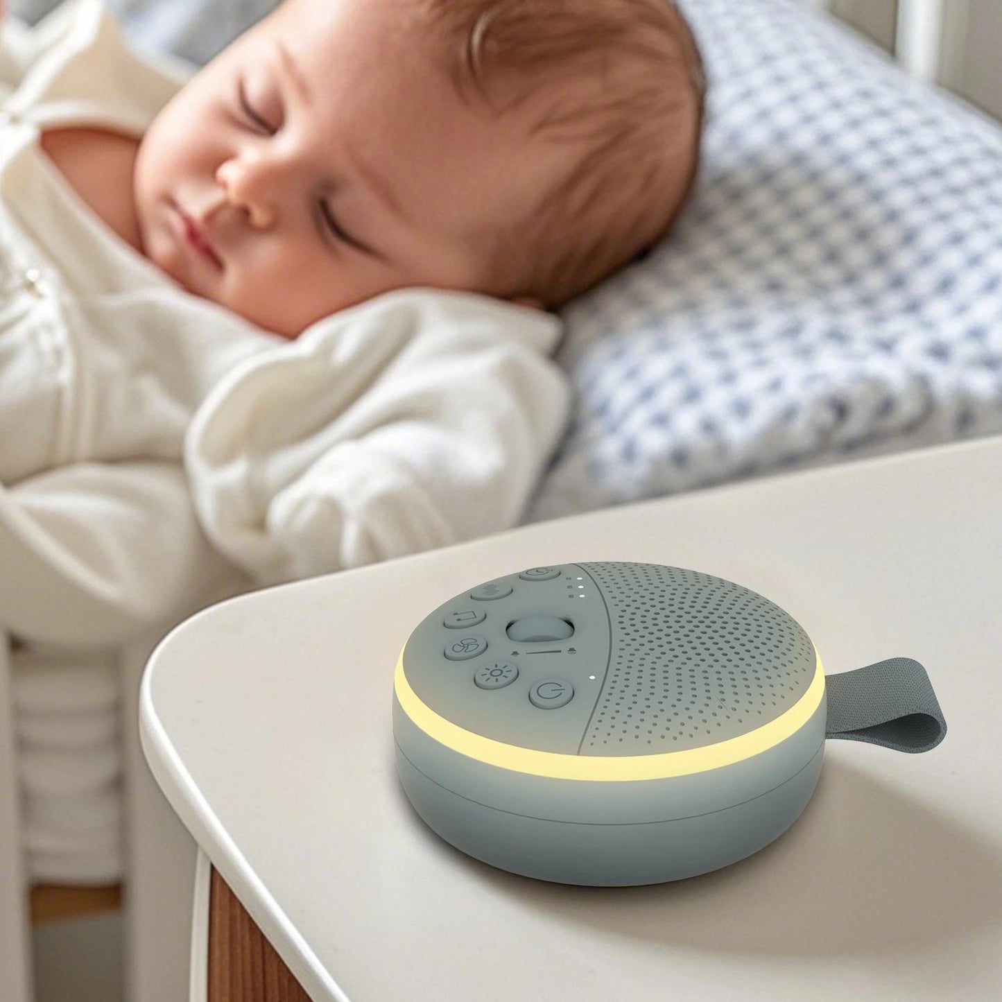 Baby Sleep Soother – Portable White Noise & Calming Sound Machine