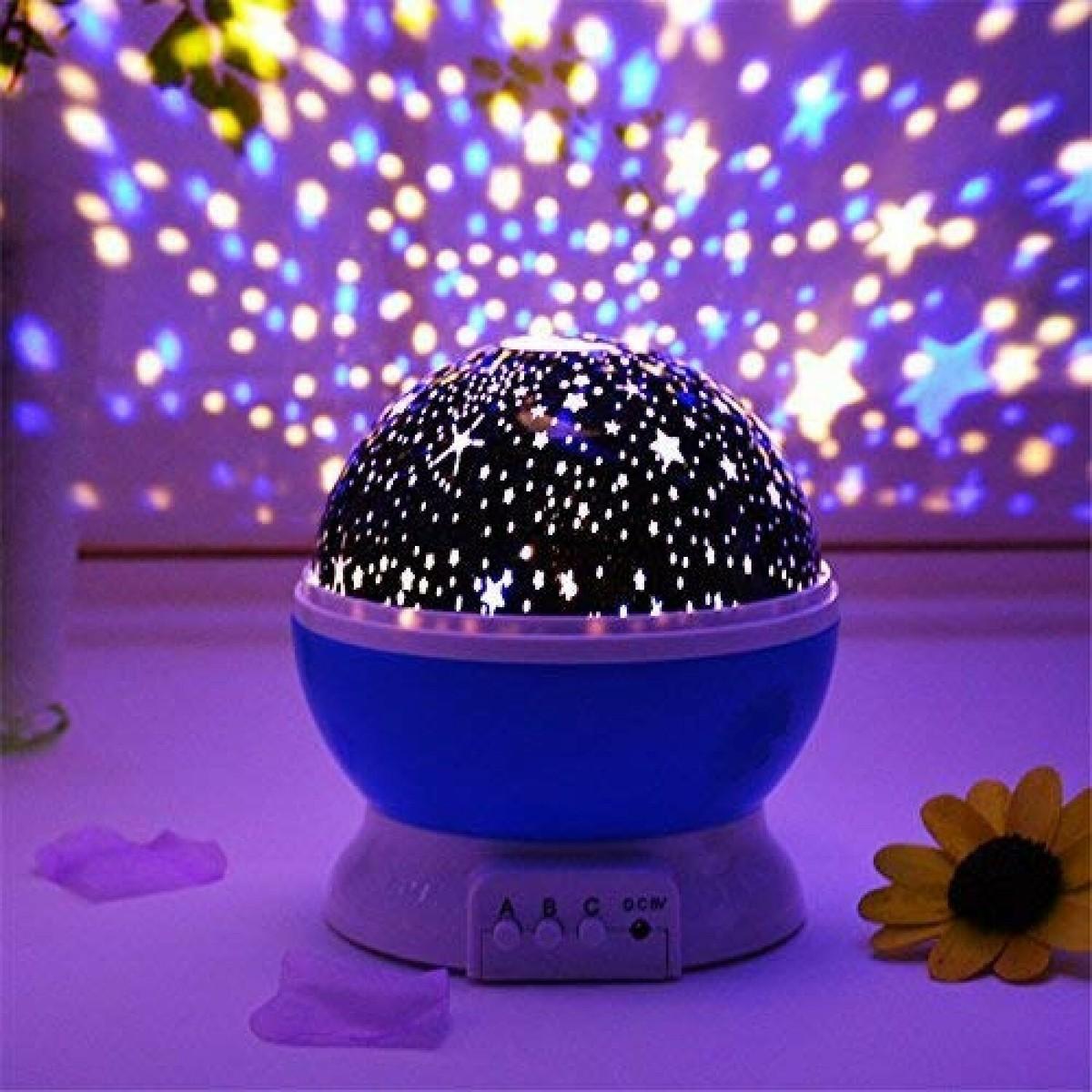 LED Star Master Rotating Night Light Projector