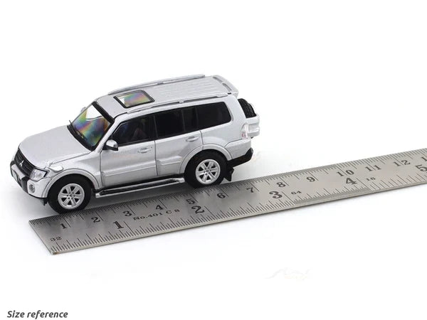Mitsubishi Pajero V97 Silver Diecast Toy Car