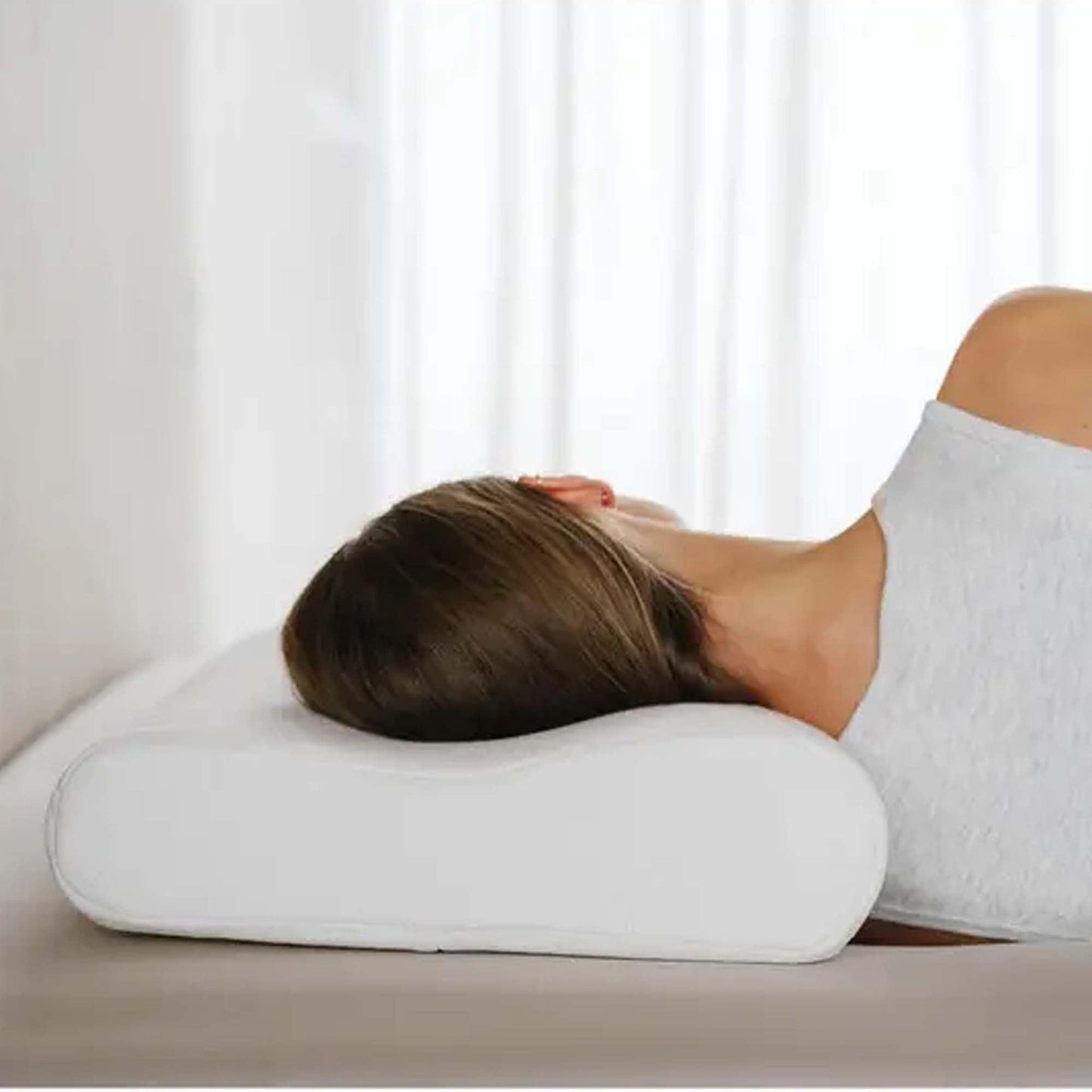 Ergonomic Memory Foam Pillow – Comfortable Support Pillow for Sleeping & Home Use