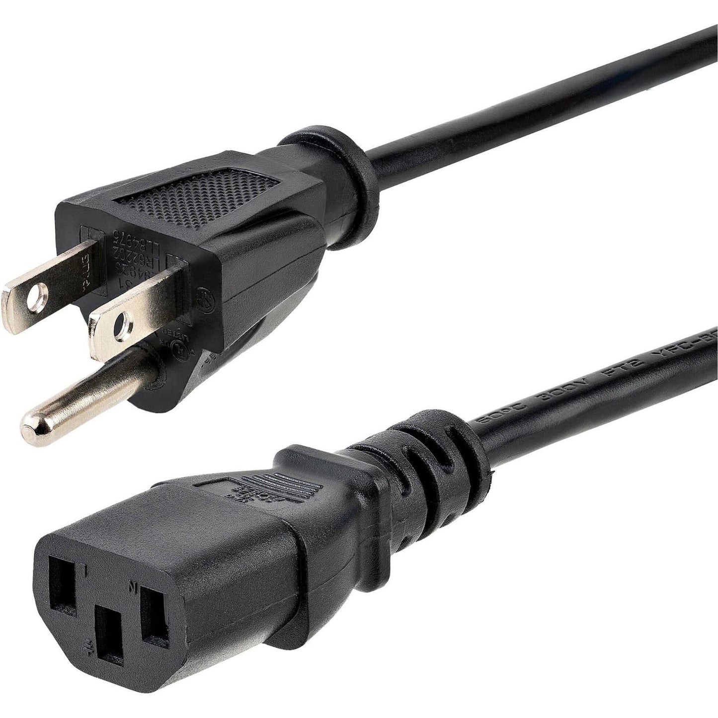 Desktop Power Cable for Computer and Monitor