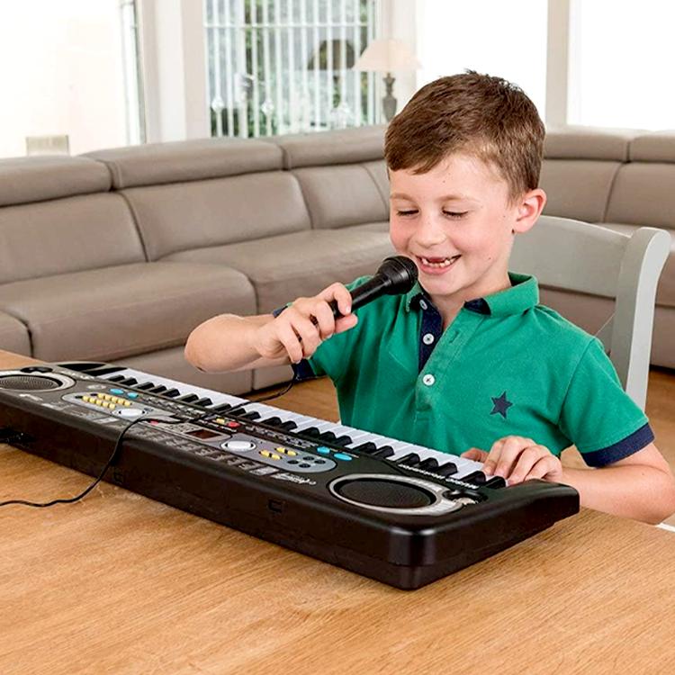 5400 Kids Electronic Piano Keyboard with Microphone – 54-Key Musical Toy for Children