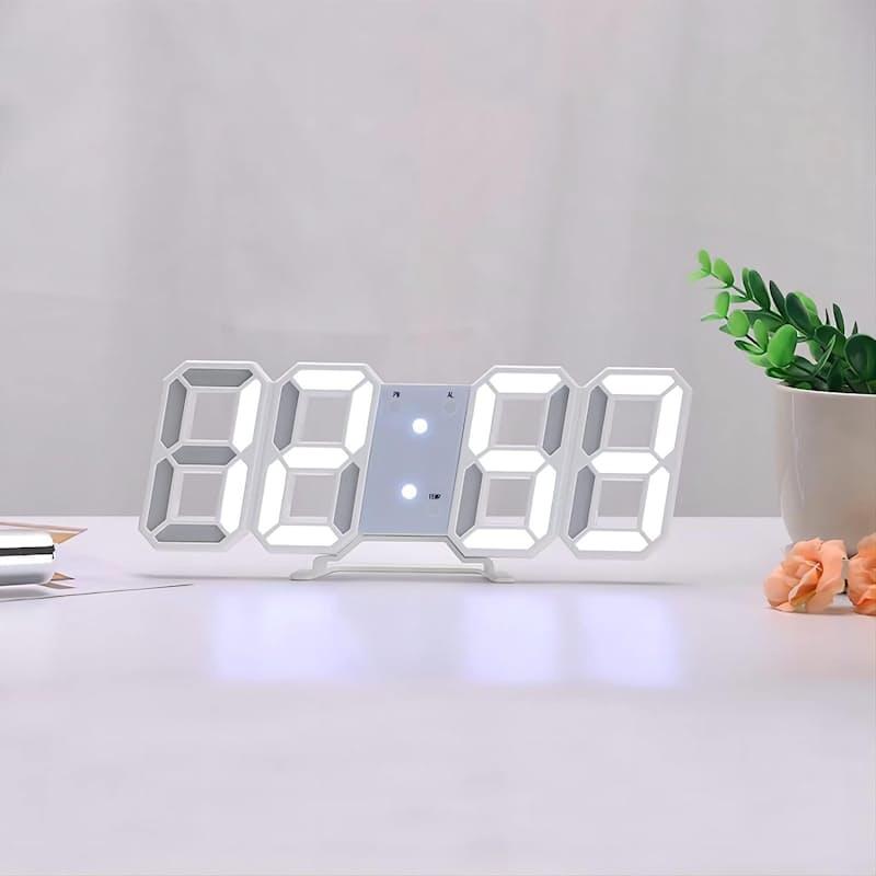 Modern Digital LED Clock – Large Display Electronic Desk & Wall Clock