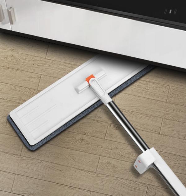 Stick Mop with Long Handle and Flat Cleaning Head