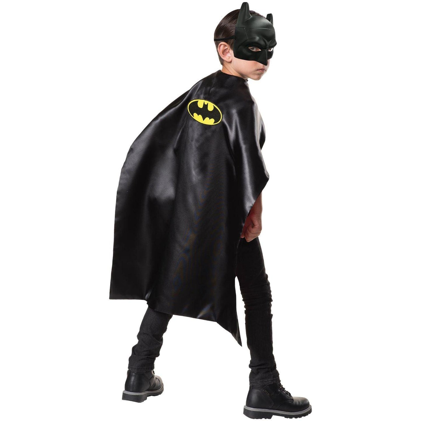 Kids Batman Superhero Costume with Mask and Cape