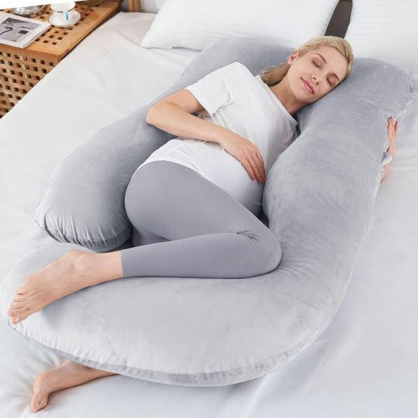 Adam Home U-Shaped Full Body Pregnancy Support Pillow