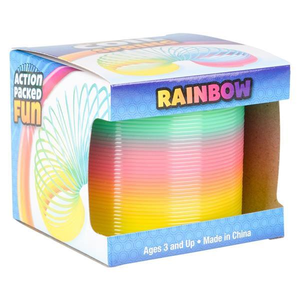 Rainbow Spring Toy Colorful Stretching Coil