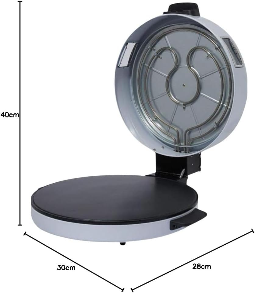 Slivers Criest SC-260 4-in-1 Roti, Pizza, Crepe & Arabic Bread Maker – 2000W