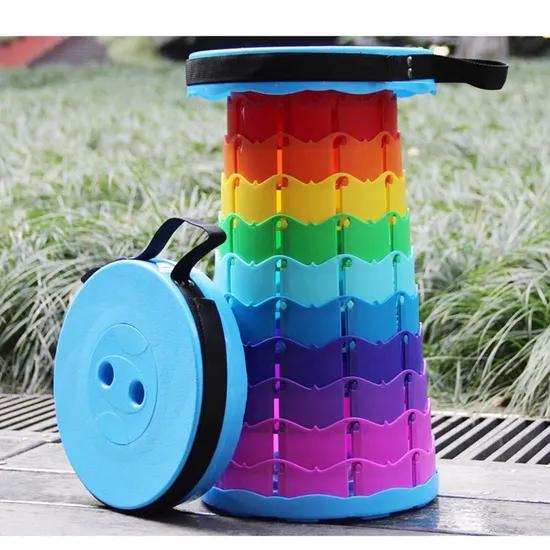 Portable Folding Telescopic Stool